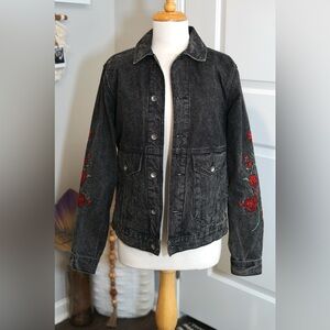 BDG Urban Outfitters Embroidered Jean Jacket